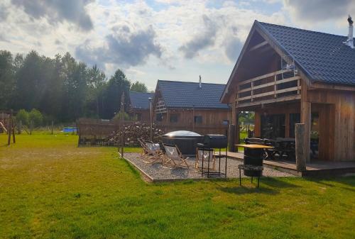 Górska chata na Kaszubach - balia na wyłączność, sauna, klimatyczne miejsce