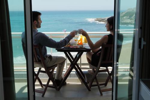 ระเบียง/ชานเรือน, Promar - Eco Beach & Spa Hotel in ตอเรส เวดราซ
