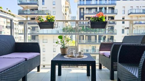 Balkons/terase, Skyline Milano - Exclusive Garage & Terrace in Quartiere Adriano