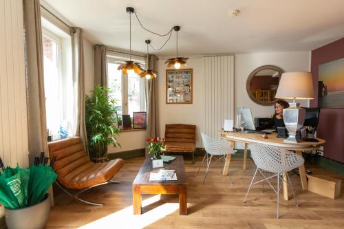 Lobby, Hotel Le Rayon Vert in Etretat