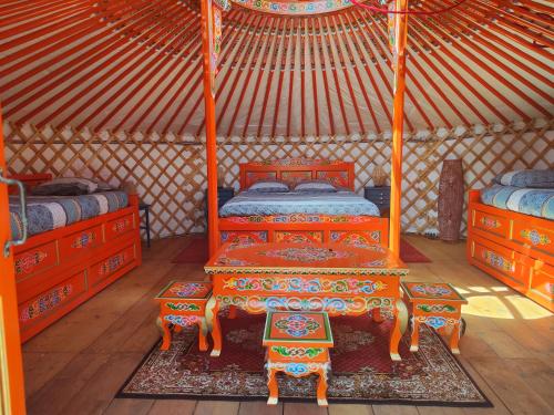 Yourte traditionnelle mongole in Marcilly le Chatel