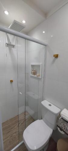 シャワー, Suites Essepê Quartin! Expo Center Norte, Anhembi, Rodoviaria Tiete, Feira da Madrugada, Brás (Suites Essepe Quartin! Expo Center Norte, Anhembi, Rodoviaria Tiete, Feira da Madrugada, Bras) in ヴィーラ ギリェルメ