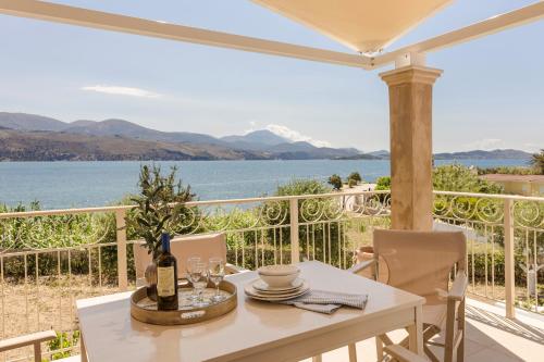 Balcony/terrace, Apollonides Seafront Villa 2 Melete in Lixouri