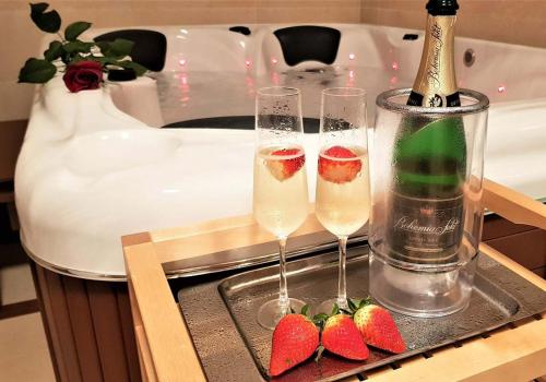 Hot tub, Heralec Chalupa in Cikhaj