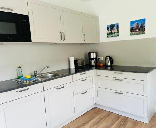 Konyha, Ferienhaus Marie in Wittenbeck