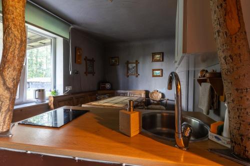 Private Farm Jakuzzi Sauna in the forest in Talsi