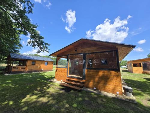 Exterior view of Domki Pod Olchowym Dachem Lubie