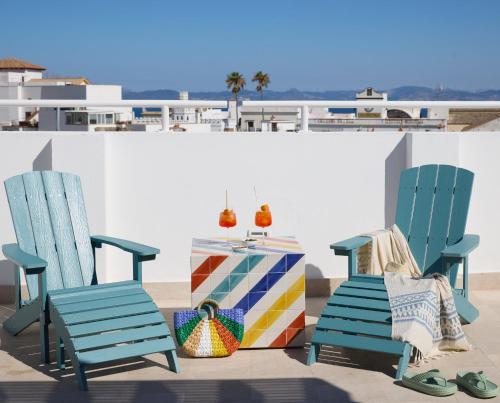 ระเบียง/ชานเรือน, โรงแรมมิเซียนา (Hotel Misiana) in ทาริฟา