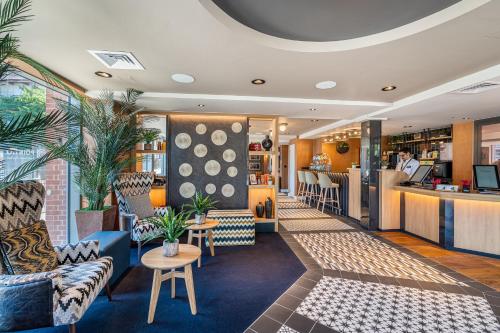 Előcsarnok, Point A Hotel London Canary Wharf in Canary Rakpart