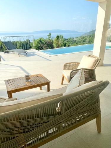 ผับ/เลาจน์, Villa Maritima Opatija-Meerblick-Infinity Pool-Luxus-Relax in โปเลียเน