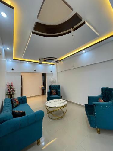 Luxurious 2BR DD Apartment near Karachi Airport Malir Cantt