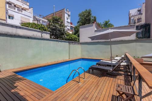Apartment Barcelona Rentals - Gracia Pool Apartments Center