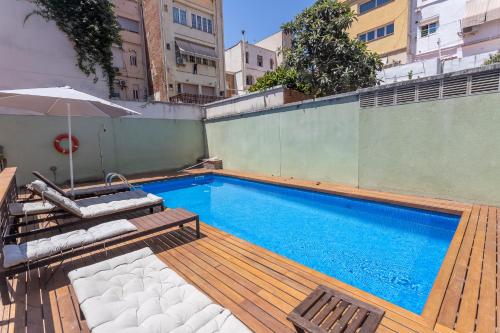 Apartment Barcelona Rentals - Gracia Pool Apartments Center