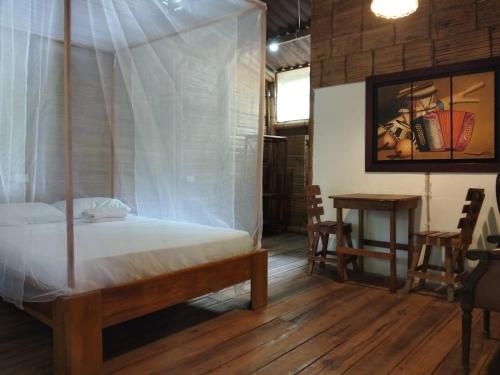 1 double bed
