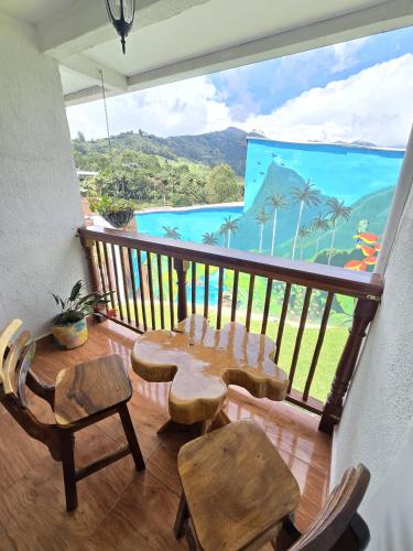 Balcony/terrace, Hospedaje Vista Hermosa Salento in Salento