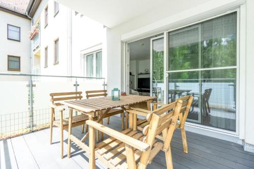 Apartment in quiet Area with Balcony and Parking, Walking distance to U1 Metro, Vídeň (fotografie 7)
