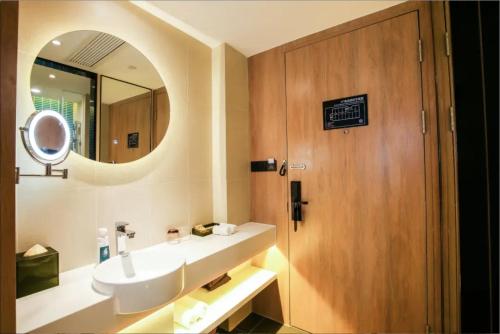 Fürdőszoba, Atour Light Hotel Xiamen Railway Station Wanxiangcheng near Jin Bang Park