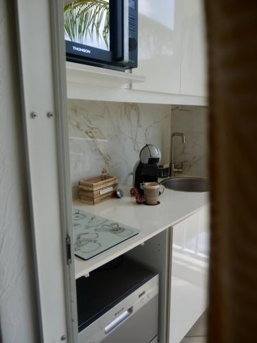 Cozinha, Au Nid de KLOE, plage & piscine in Grand-Bourg