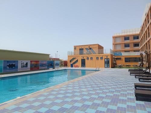 Swimming pool, Escale International Hotel in Djibouti
