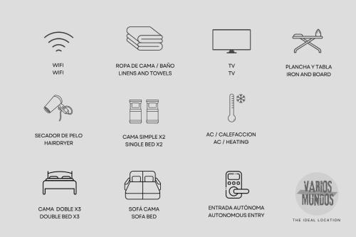 Sunny Apt 9pax 4 habitaciones en Minas-Malasana - image 10