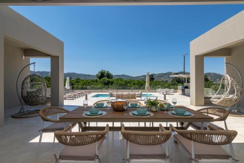 Balcony/terrace, Villa Navelina in Mousoures