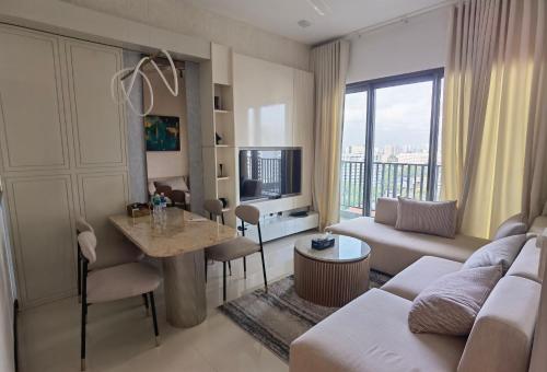 Shared lounge/TV area, Colombo Trizen J&J future Apart ment in Union Place