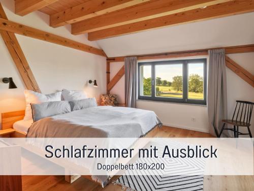 Landloft Linum - Ausgebaute Scheune mit Aussicht, Naturpool, Kamin, Sauna, Luxusausbau, handverlesen in Fehrbellin