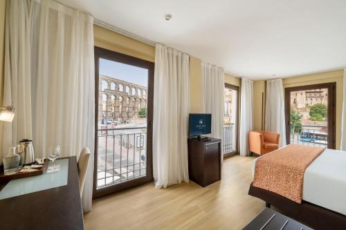 景觀, 歐洲之星廣場水道酒店 (Eurostars Plaza Acueducto Hotel) in 塞戈維亞