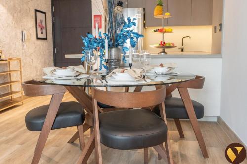Vogue One Bedroom Apartment at Chaimaa Avenue JVC with Balcony, Pool and Gym Access, Near Park and Circle Mall, Dubaj (fotografie 8)