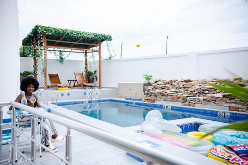 Kilátás, Peaceful Escape at H Village, Tema 25 in Dawhenya