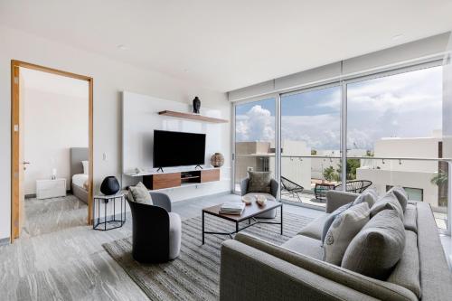 Luxurious 4BR condo by the beach - Rooftop pool, Cancún (fotografie 2)