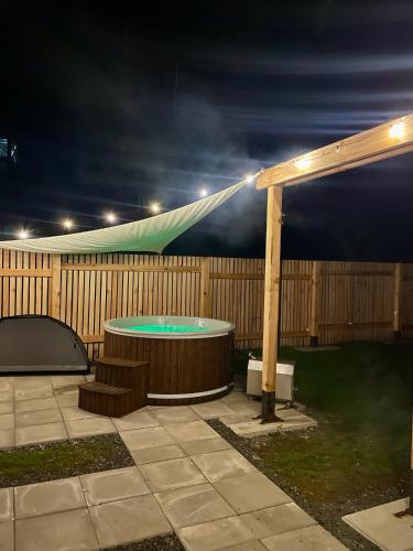 Hot tub, Chalet in the Slovak Paradise in Teplicka