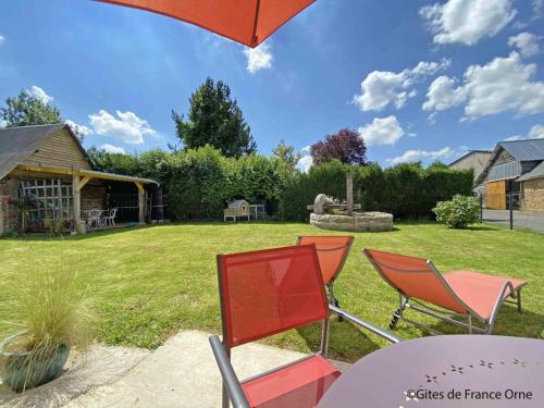 Maison de charme à Monnai, animaux acceptés, jardin et terrasse - FR-1-497-214 (Maison de charme a Monnai, animaux acceptes, jardin et terrasse - FR-1-497-214) in Saint-Germain-d'Aunay
