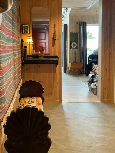 Viesnīcas āriene, Family Cabin With Views In Hillestad in Ovre Ramse