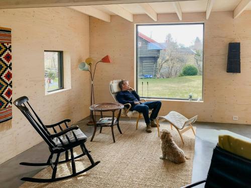 ทัศนียภาพภายนอกโรงแรม, Architect-Designed Cabin Near Grimstad Centre in กริมสตัด
