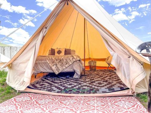 Charming Bell Tent in Swan Valley, Idaho near Palisades Lake and Jackson Hole in Svanvalija (ID)
