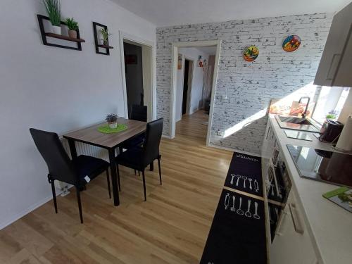 Kitchen, Ferienwohnung zum Finkenbachtal in Rothenberg