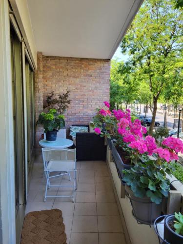 balkong/terrass, Une chambre au calme - Réservée aux femmes (Une chambre au calme - Reservee aux femmes) in Saint Mande