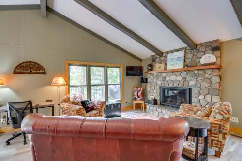 1 Mi to Snowmobiling Family Home on Sibley Lake! in Pequot Lakes (MN)