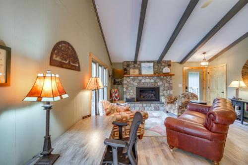 1 Mi to Snowmobiling Family Home on Sibley Lake! in Pequot Lakes (MN)