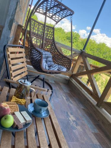 Balkons/terase, Eco guesthouse in Vayk