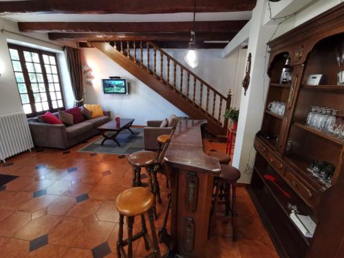 Familial House Dellac-Mathieu in mountain village Cantal in Cheylade