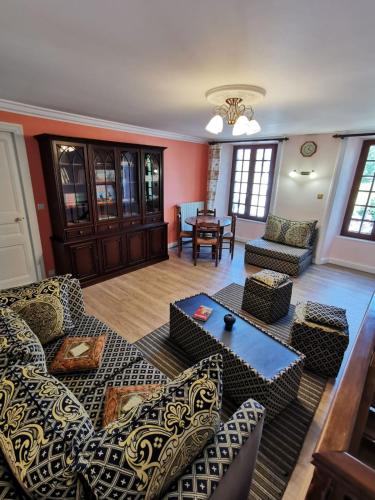 Familial House Dellac-Mathieu in mountain village Cantal in Cheylade