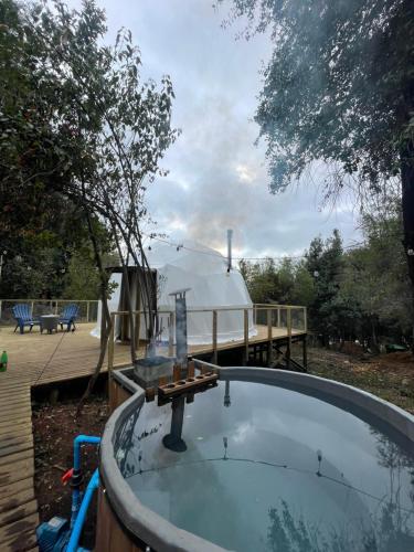 Glamping III Domo 7 Tazas con Tinaja