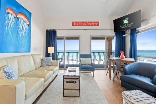 Oceanfront Charm at Coral Reef 49 3BR w/ Balcony, Pool, & Free Beach Service!