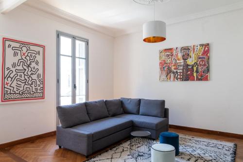 Grand appartement climatisé centre ville Nice, Nice