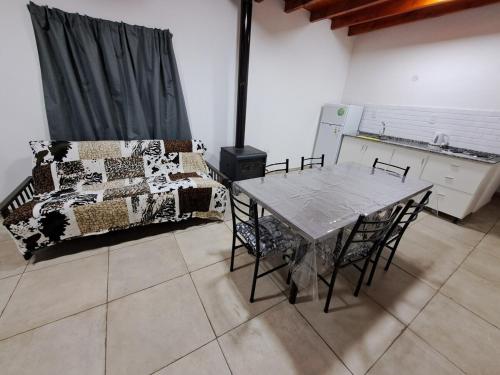 주방, Cabañas Las Mercedes (Cabanas Las Mercedes) in 비야 아베라스타인