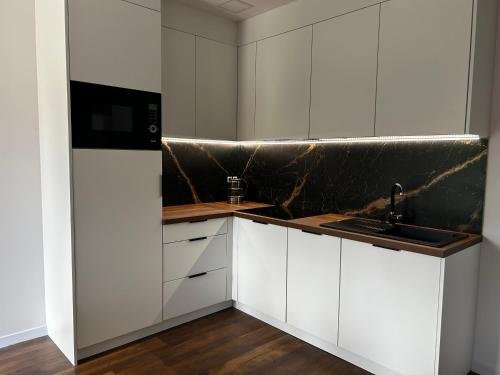 Køkken, Loft Apartments Bielawa "Las" Polskie Como Góry Sowie (Loft Apartments Bielawa "Las" Polskie Como Gory Sowie) in Bielawa