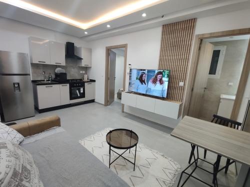 Élégant appartement avec vue partielle sur la mer Hammamet nord - family only (Elegant appartement avec vue partielle sur la mer Hammamet nord - family only) in Nabeul‎