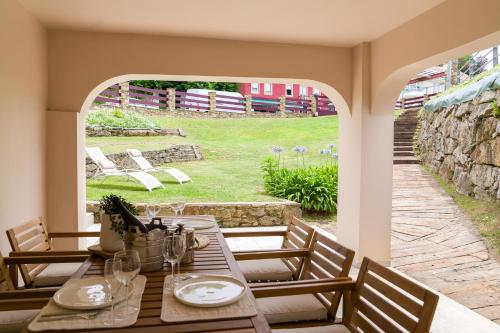 Balkons/terase, Apartamento con jardín en San Sadurniño (Apartamento con jardin en San Sadurnino) in Moeche